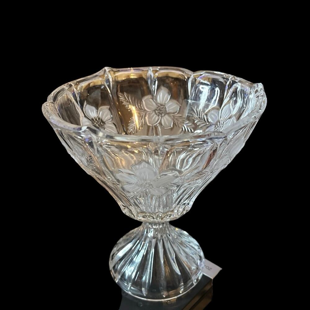 Toscany Lead Crystal Compote Footed Bowl